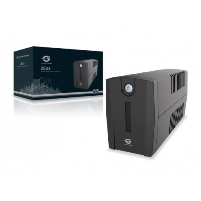 Conceptronic ZEUS 650VA 360W UPS, IEC socket