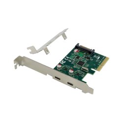 CONCEPTRONIC 4xPCIe3.0 Card 2xUSB-C3.2 Gen2 10Gbps