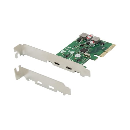 Conceptronic EMRICK 2-Port USB 3.2 Gen 2 Type-C PCIe Card, self-powered