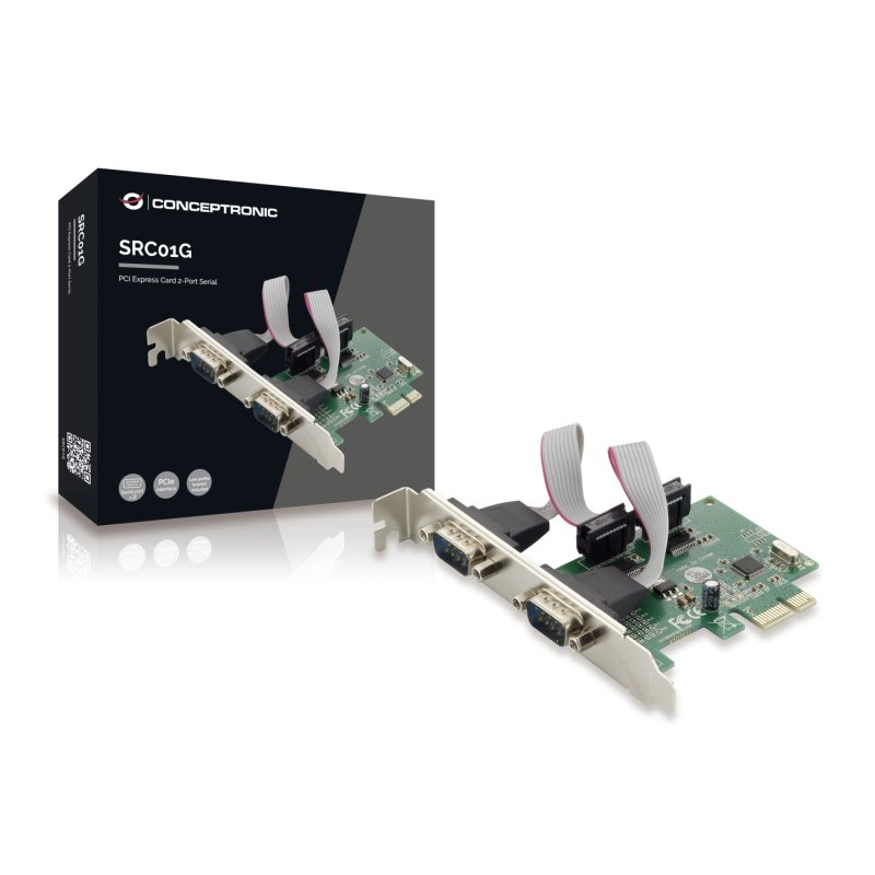 Conceptronic PCI Express Card 2-Port Serial