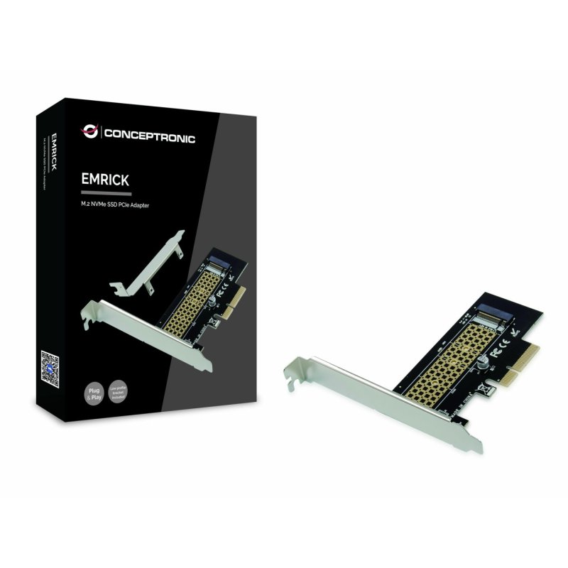 Conceptronic EMRICK M.2 NVMe SSD PCIe Adapter