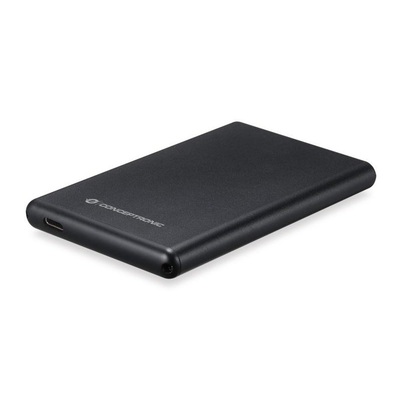 CONCEPTRONIC SSD Gehäuse 2.5"SATA HDD/SSD USB-C3.2 6Gbs sw