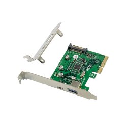 Conceptronic EMRICK USB 3.2 Gen 2 PCIe Card, 1-Port USB-C & 1-Port USB-A