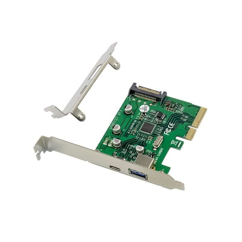 CONCEPTRONIC 4xPCIe3.0 Card USB-C/-A3.2 Gen2 10Gbps