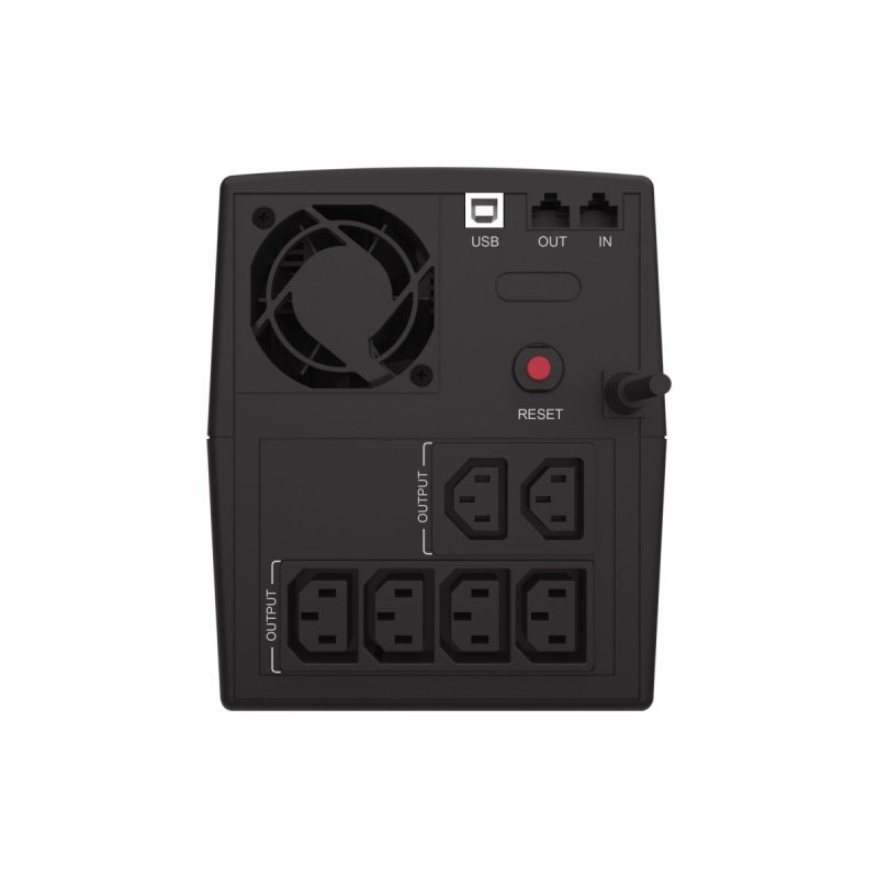 Conceptronic ZEUS08E alimentation d'énergie non interruptible Interactivité de ligne 1,5 kVA 900 W 6 sortie(s) CA
