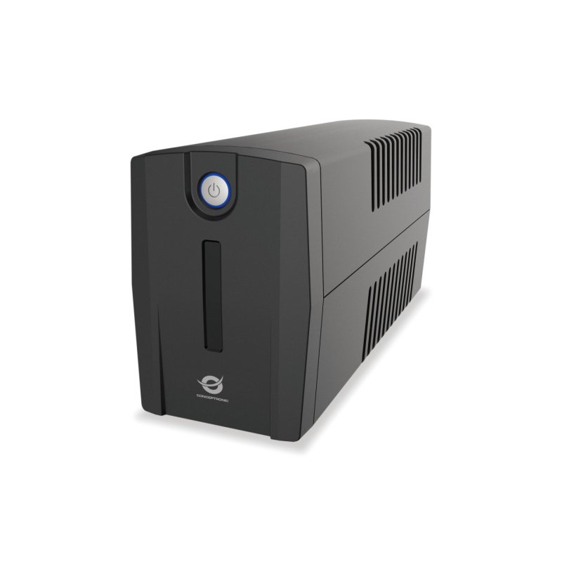 Conceptronic ZEUS01G alimentation d'énergie non interruptible Interactivité de ligne 0,65 kVA 360 W 2 sortie(s) CA