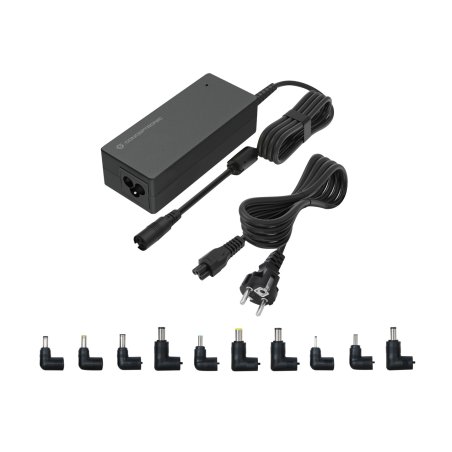 Conceptronic OZUL08B10 90W Universal Laptop Charger, 10 Charging Tips incl.