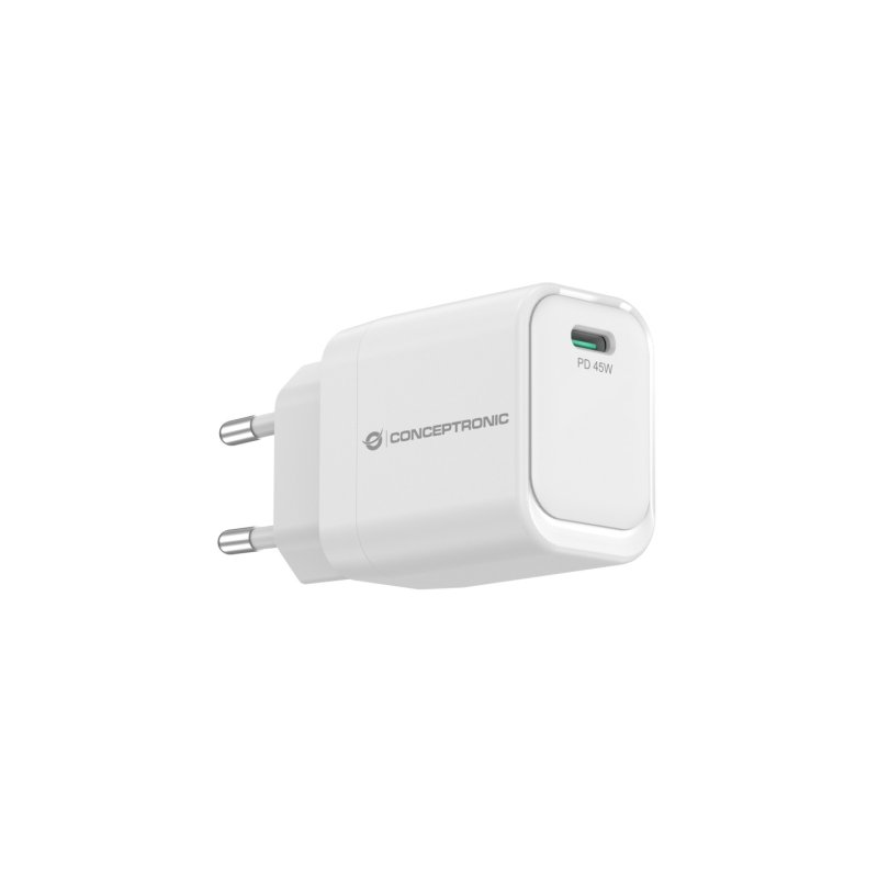 Conceptronic ALTHEA19W45 1-Port 45W GaN USB-C PD Charger, PPS, PD 3.0