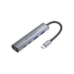 CONCEPTRONIC 4-1 Dock USB-C-2xUSB-C/2xUSB-A/100WPD gr