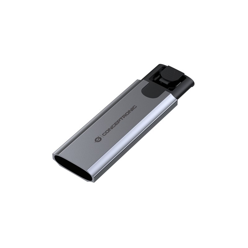 CONCEPTRONIC SSD Gehäuse M-Key M.2-M/B M-Key/USB-C3.2 gr
