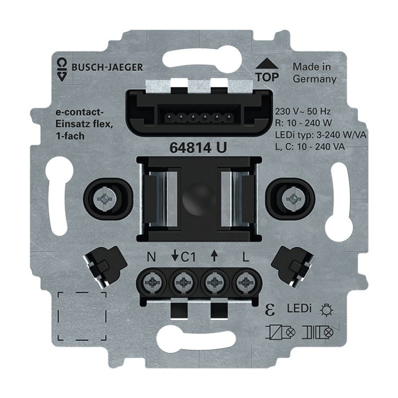 BUSCH JAEGER e-contact-Einsatz flex 1-fach 230 V