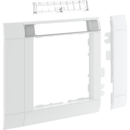 Hager GR0802A9016 Plaque de commutation et obturateur Blanc