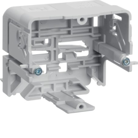 Hager Brstungskanal Gerteeinbaudose (L x B) 71 mm x 64 mm GLT5010 1 St. Lichtgrau (RAL 7035) (GLT5010)