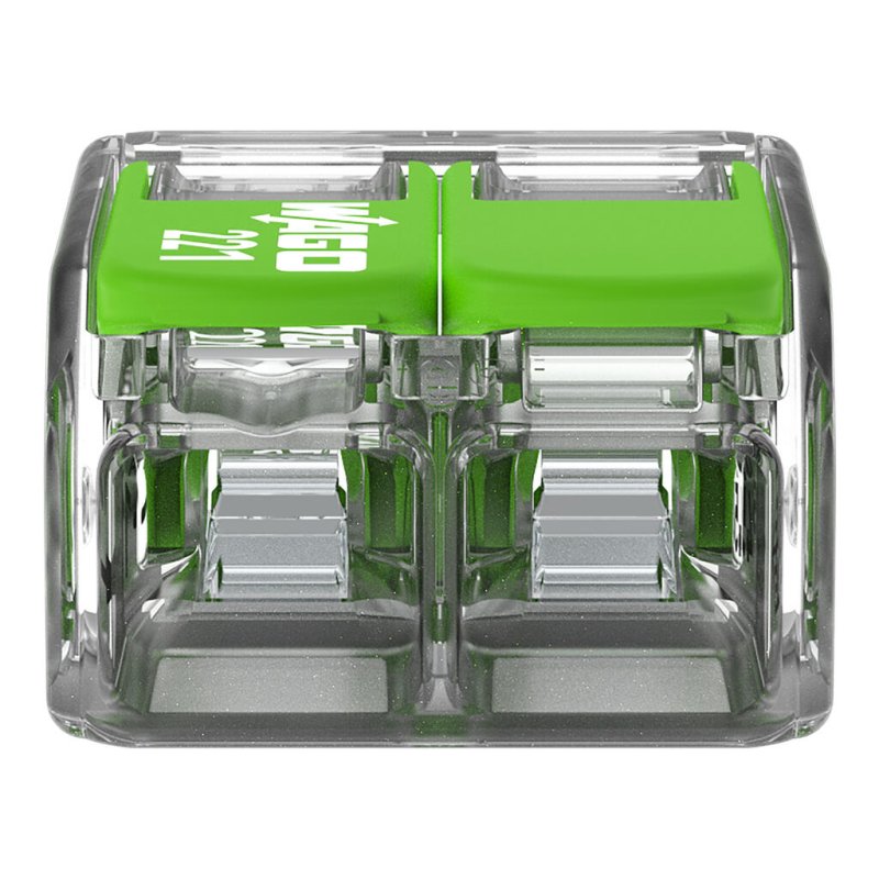 Wago 221-422 bornier Transparent