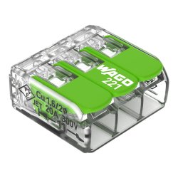 Wago 221-423 bornier Transparent