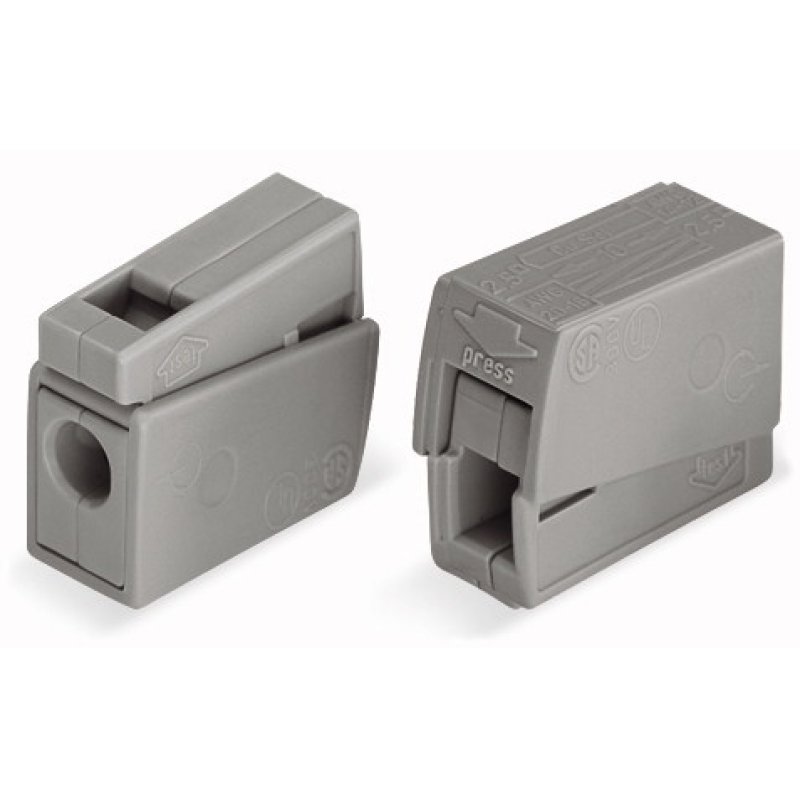 Wago 224-101 bornier 1P Gris