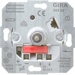 GIRA 030900 gradateur Intégré Variateur et commutateur Métallique
