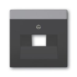 Busch-Jaeger 1710-0-3912 Plaque de commutation et obturateur Noir