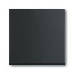 BUSCH JAEGER BJ 1785-885 Abdeckung f.Serien-Wechsel- Schalter future linear schwarz matt