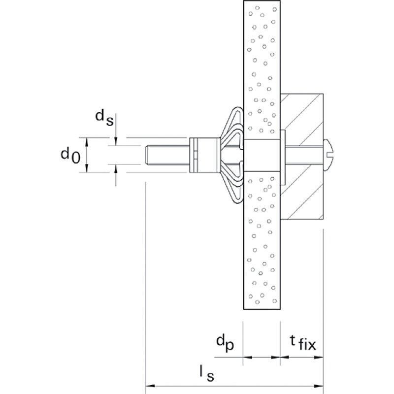 Fischer Metal cavity fixing HM 5 x 52 S