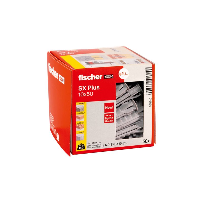 Fischer Dübel SX Plus 10x50 50 St.