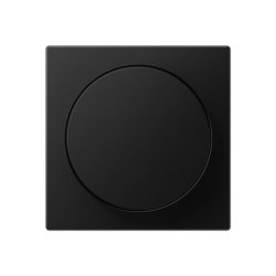 JUNG A1740BFSWM Plaque de commutation et obturateur Noir, Graphite