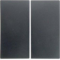 Hager 16231606 wall plate/switch cover Anthracite