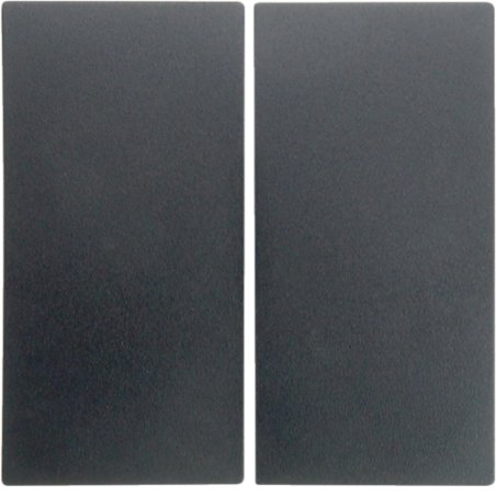 Hager 16231606 Plaque de commutation et obturateur Anthracite