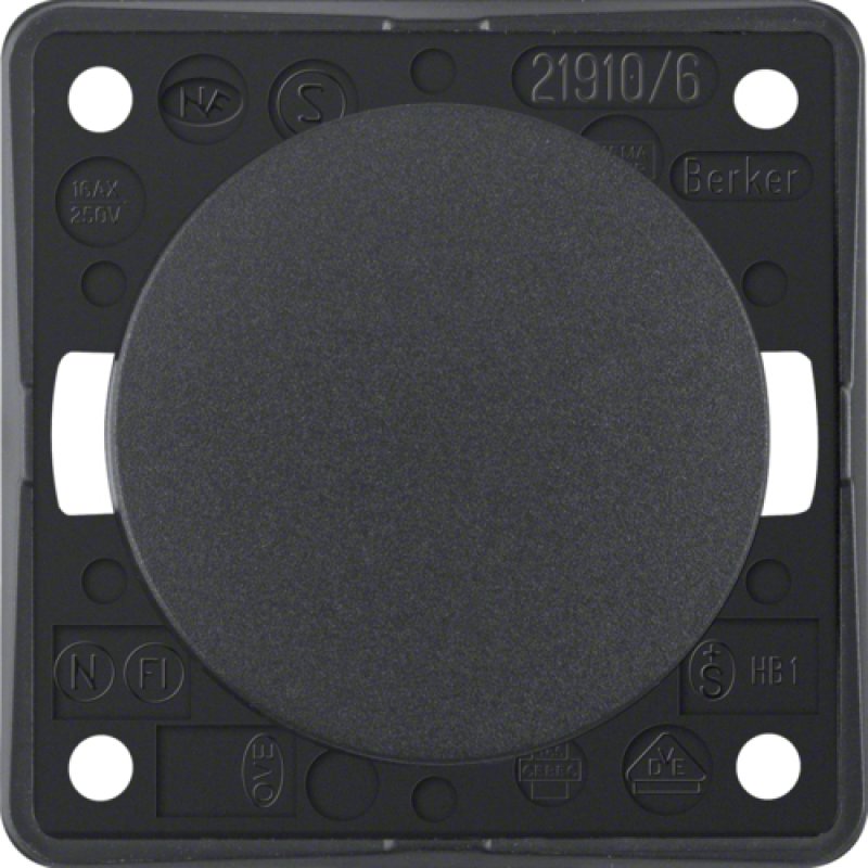 Hager 936562505 interrupteur d'éclairage Anthracite