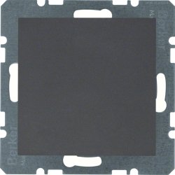 Hager 10091606 Plaque de commutation et obturateur Anthracite