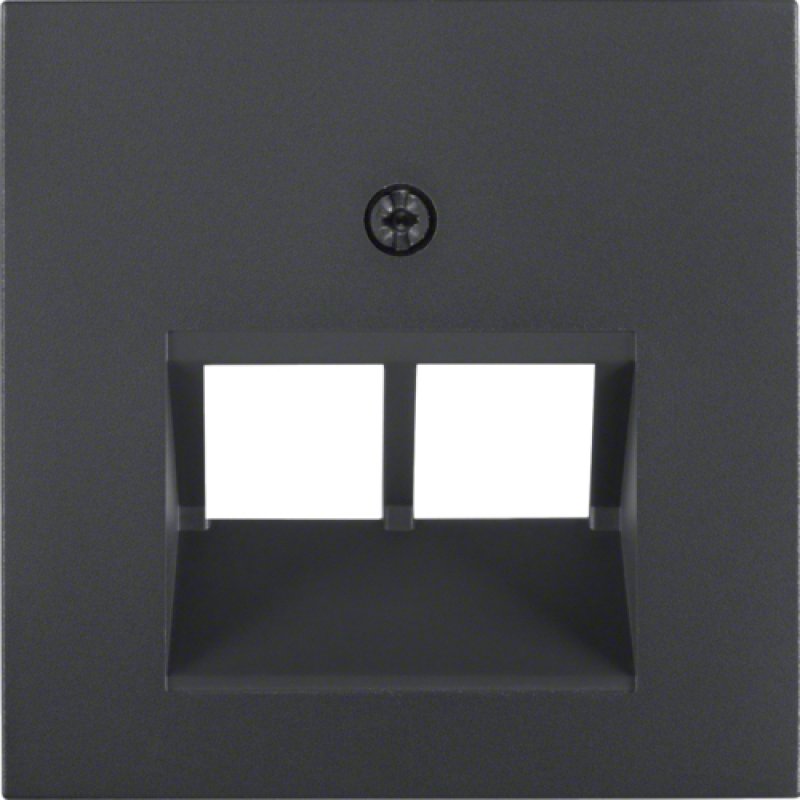 Berker 1409 16 06 Zentralplatte ANT 2-f B.1/B.3 für UAE-Dose