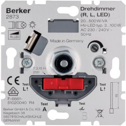 Hager 2873 dimmers Mountable Dimmer & switch Metallic