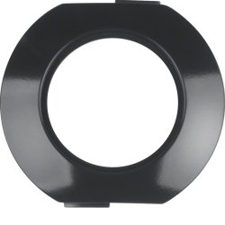 Hager 138151 light switch Duroplast Black