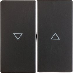 Hager 16256086 socket-outlet Anthracite