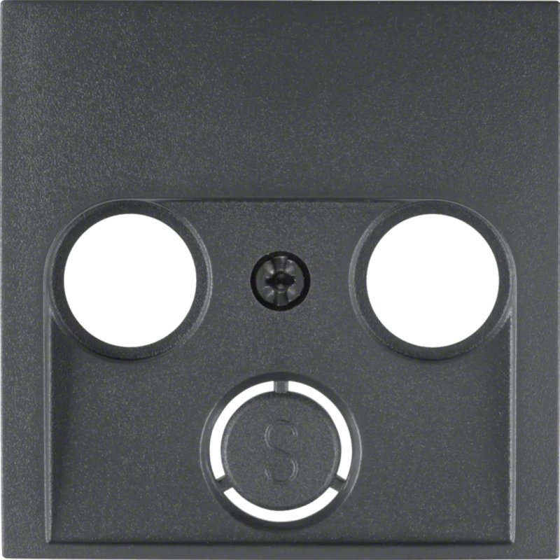Berker 12031606 wall plate/switch cover Anthracite