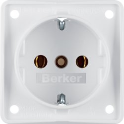 Hager 941852502 socket-outlet Type F White