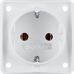 Berker 947782502 socket-outlet Type F White