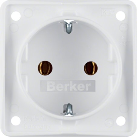 Berker 947782502 socket-outlet Type F White