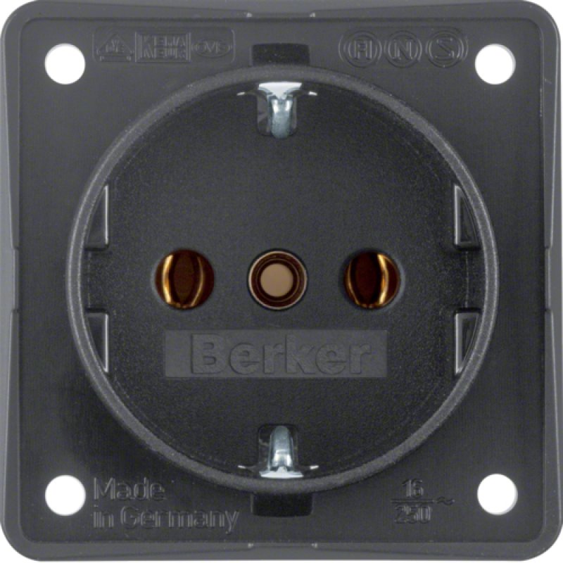 Berker 0941 85 25 05 Schuko-Steckdose anthrazit B.MOBIL