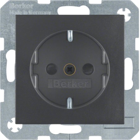 Hager 41231606 Plaque de commutation et obturateur Anthracite