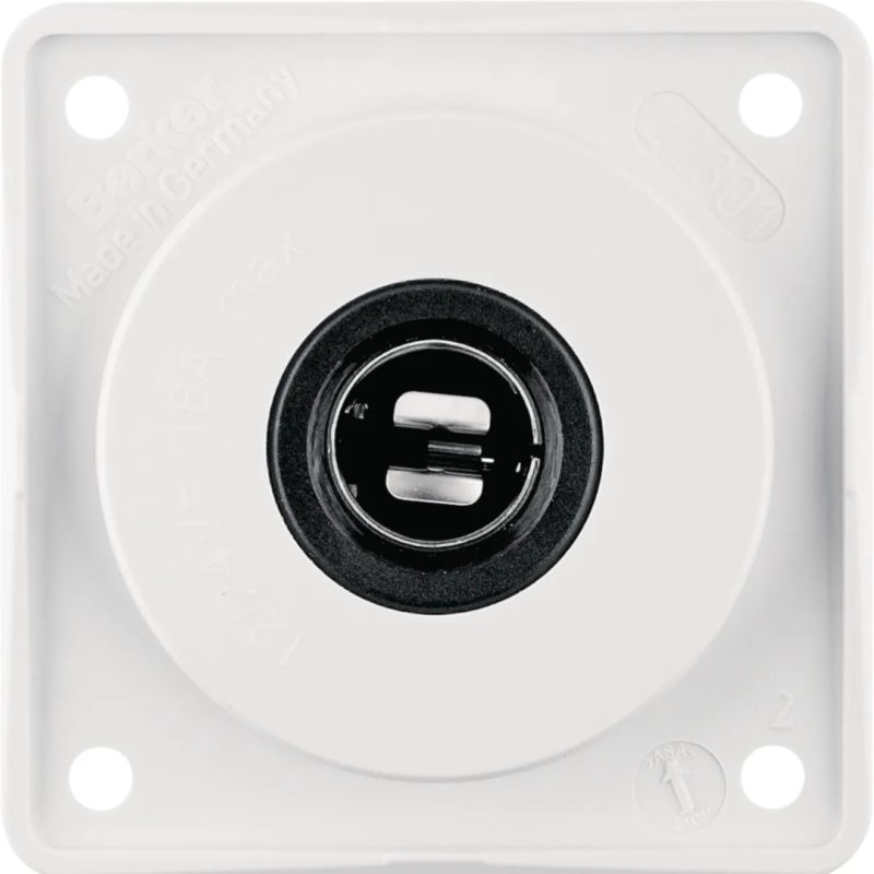 Berker 0945172509 Steckdose 12V Integro Modul polarweiß glänzen