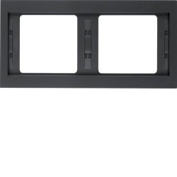 Hager 13637006 socket-outlet Anthracite