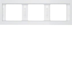 Berker 13737009 wall plate/switch cover White