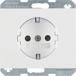 Berker 4735 70 09 Schuko-Steckdose 16A pws