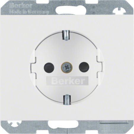 Hager 47357009 socket-outlet Type F White