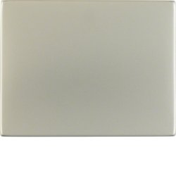 Hager 14057004 wall plate/switch cover Metallic