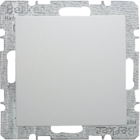 Berker 67 1009 19 09 Blindverschluss m Zentralstück pws matt