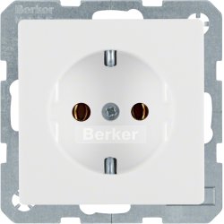 Berker 41436089 socket-outlet Type F White