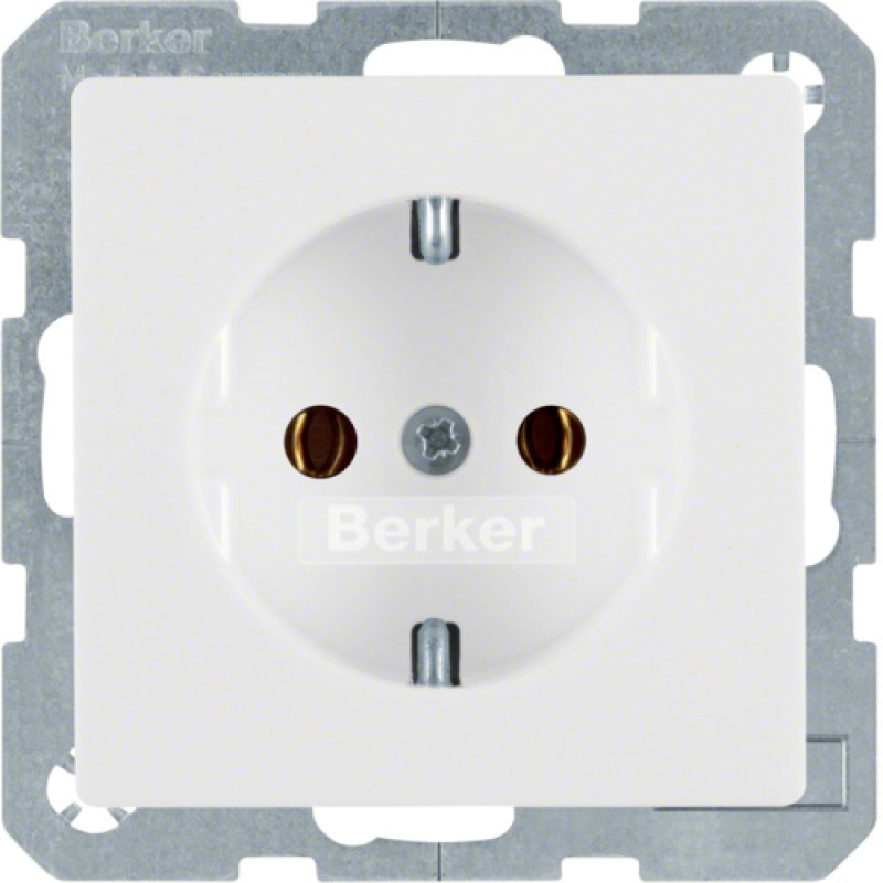Berker 41436089 socket-outlet Type F White