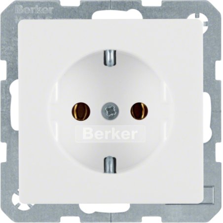 Berker 41436089 socket-outlet Type F White